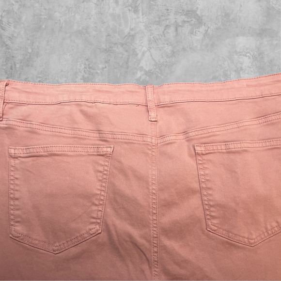 Buffalo David Bitton Womens 16 High-Rise Soft Stretch Ankle Skinny Pants Pink - Picture 4 of 8